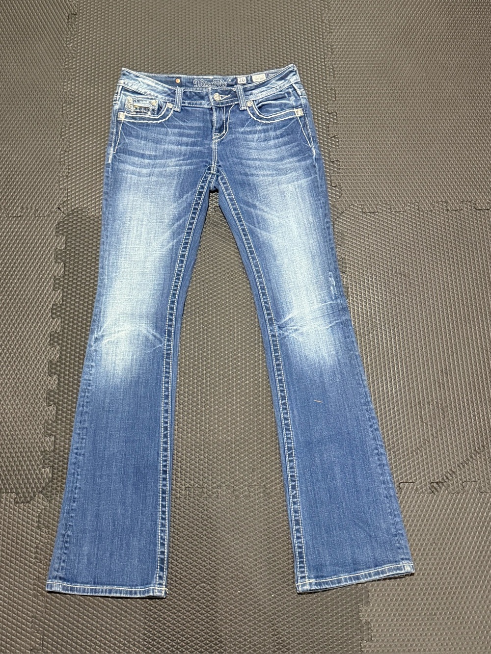 Miss Me Medium Blue Flared Jeans